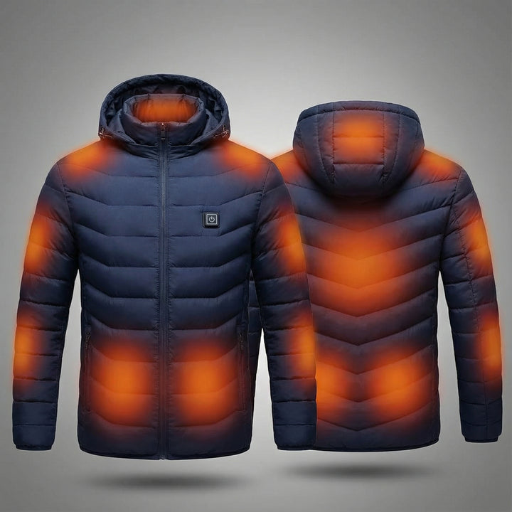 Frostiq Verwarmde Winterjas – Unisex, Oplaadbaar &amp; Optimale Warmteverdeling voor de Winter