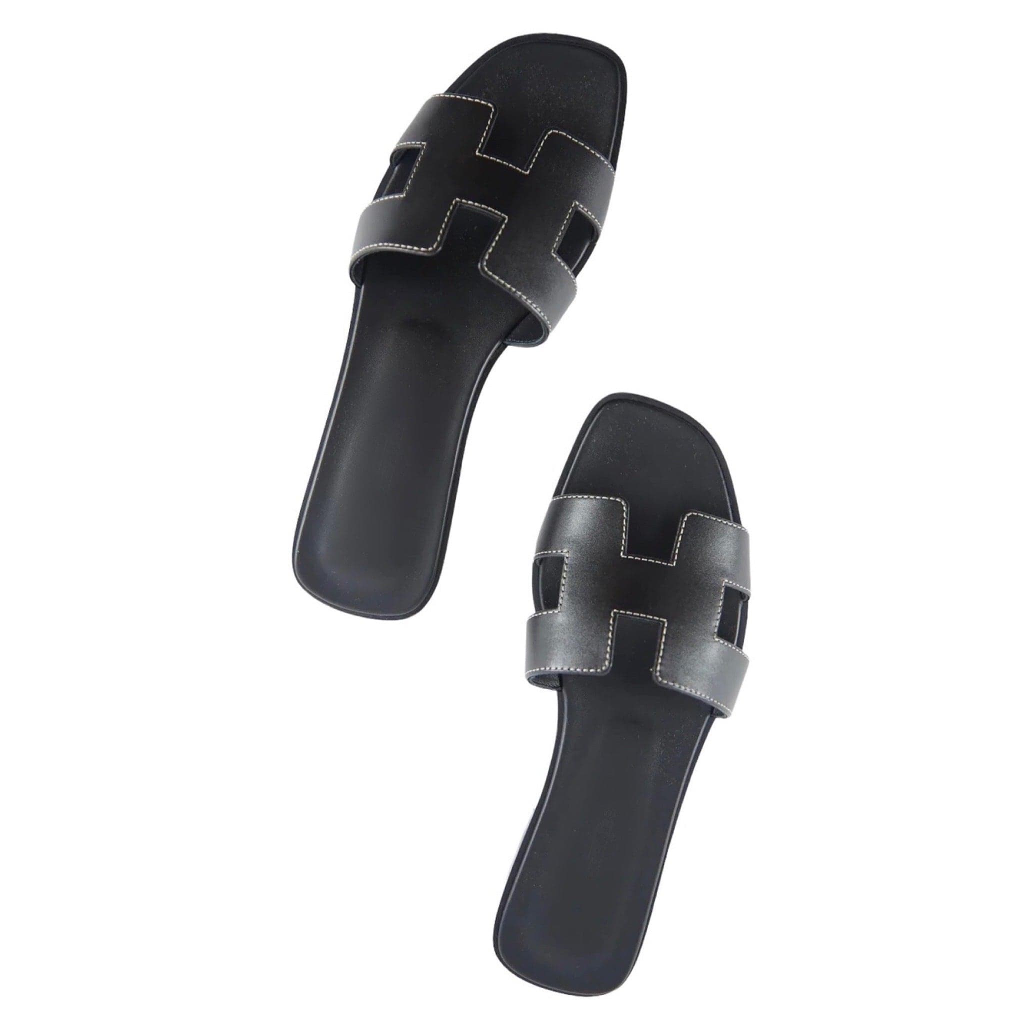 Bolendo Damen Slippers – Luxuriöse & Bequeme Sommer Schlappen aus Leder | Rutschfest & Elegant Bolendo