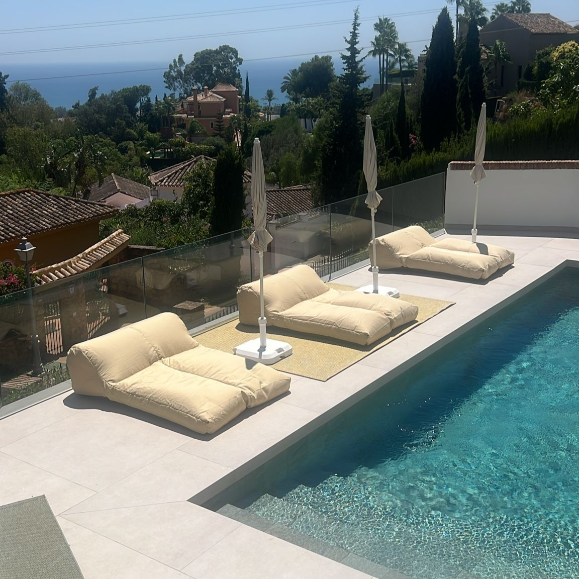 Outdoor Zitzak – Waterdicht Oxford-PVC & Slijtvaste Afwerking voor Tuin en Zwembad