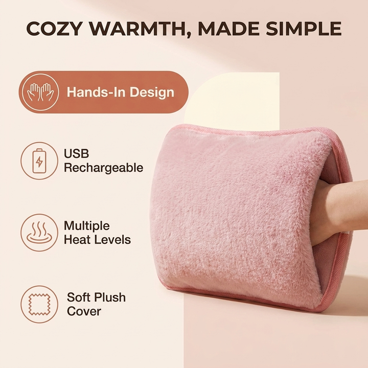 Handwarmer – oplaadbaar met zachte hoes voor koude winterdagen VestraGear