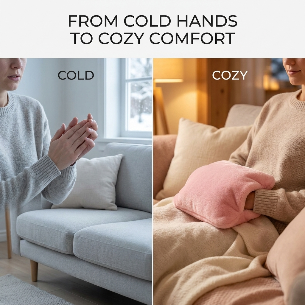 Handwarmer – oplaadbaar met zachte hoes voor koude winterdagen VestraGear