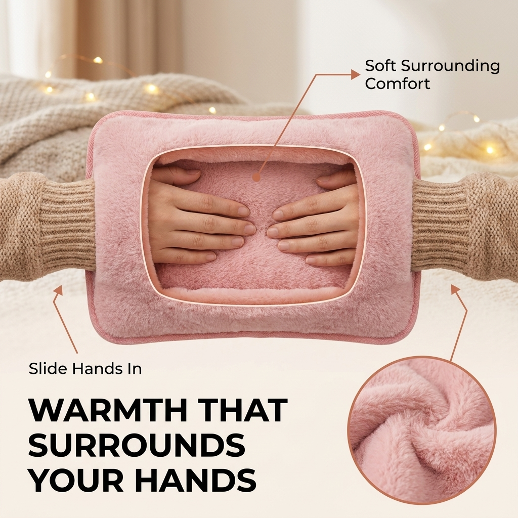 Handwarmer – oplaadbaar met zachte hoes voor koude winterdagen VestraGear