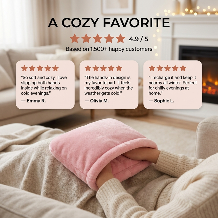 Handwarmer – oplaadbaar met zachte hoes voor koude winterdagen VestraGear