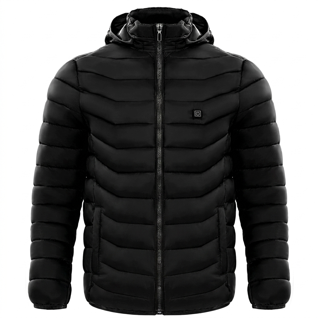 Verwarmde pufferjas heren – capuchon en meerdere warmtezones VestraGear