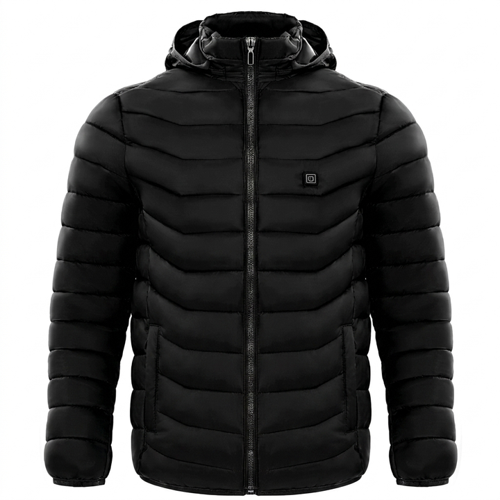 Verwarmde pufferjas heren – capuchon en meerdere warmtezones VestraGear