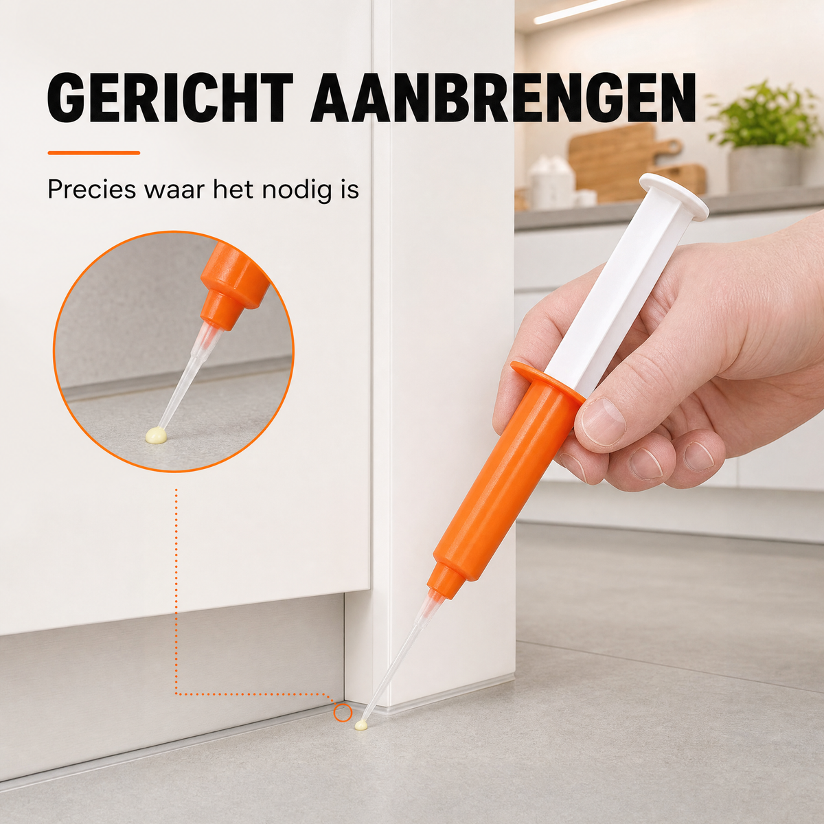 Kakkerlakken Gel 3 Stuks – Lokmiddel met Precisieapplicator voor Gerichte Bestrijding Vestragear