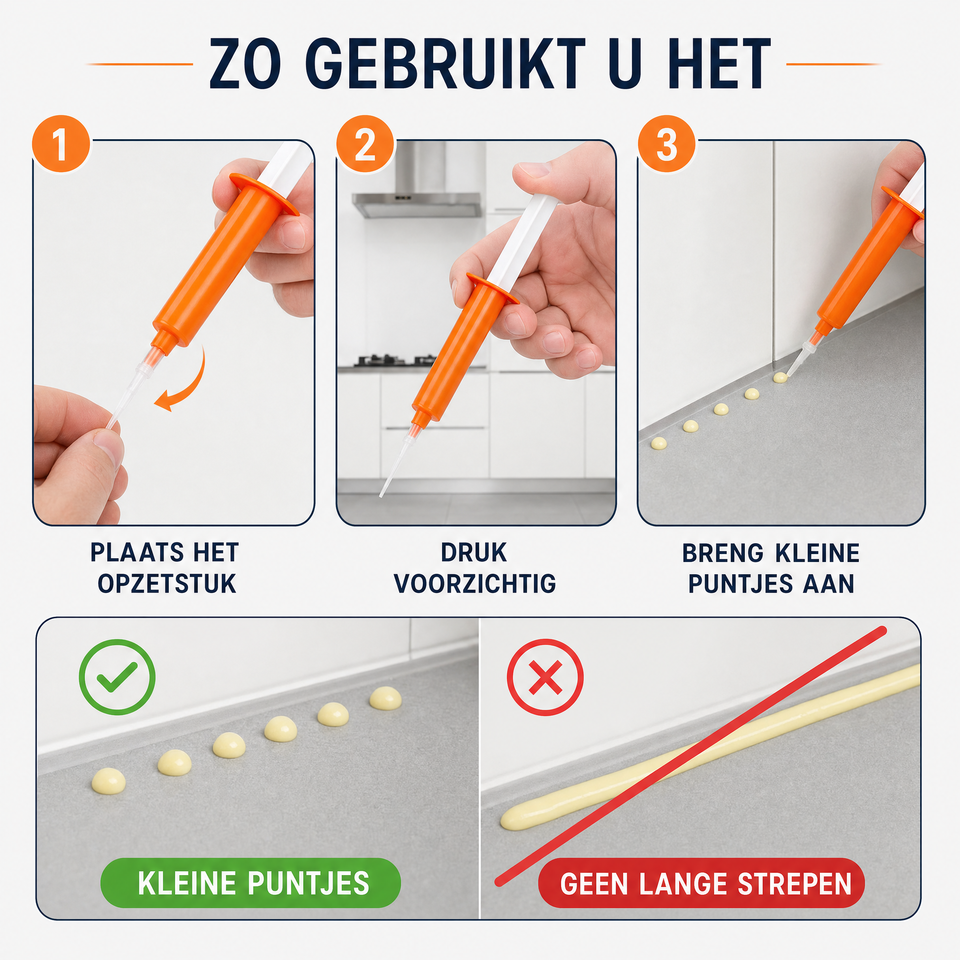 Kakkerlakken Gel 3 Stuks – Lokmiddel met Precisieapplicator voor Gerichte Bestrijding Vestragear