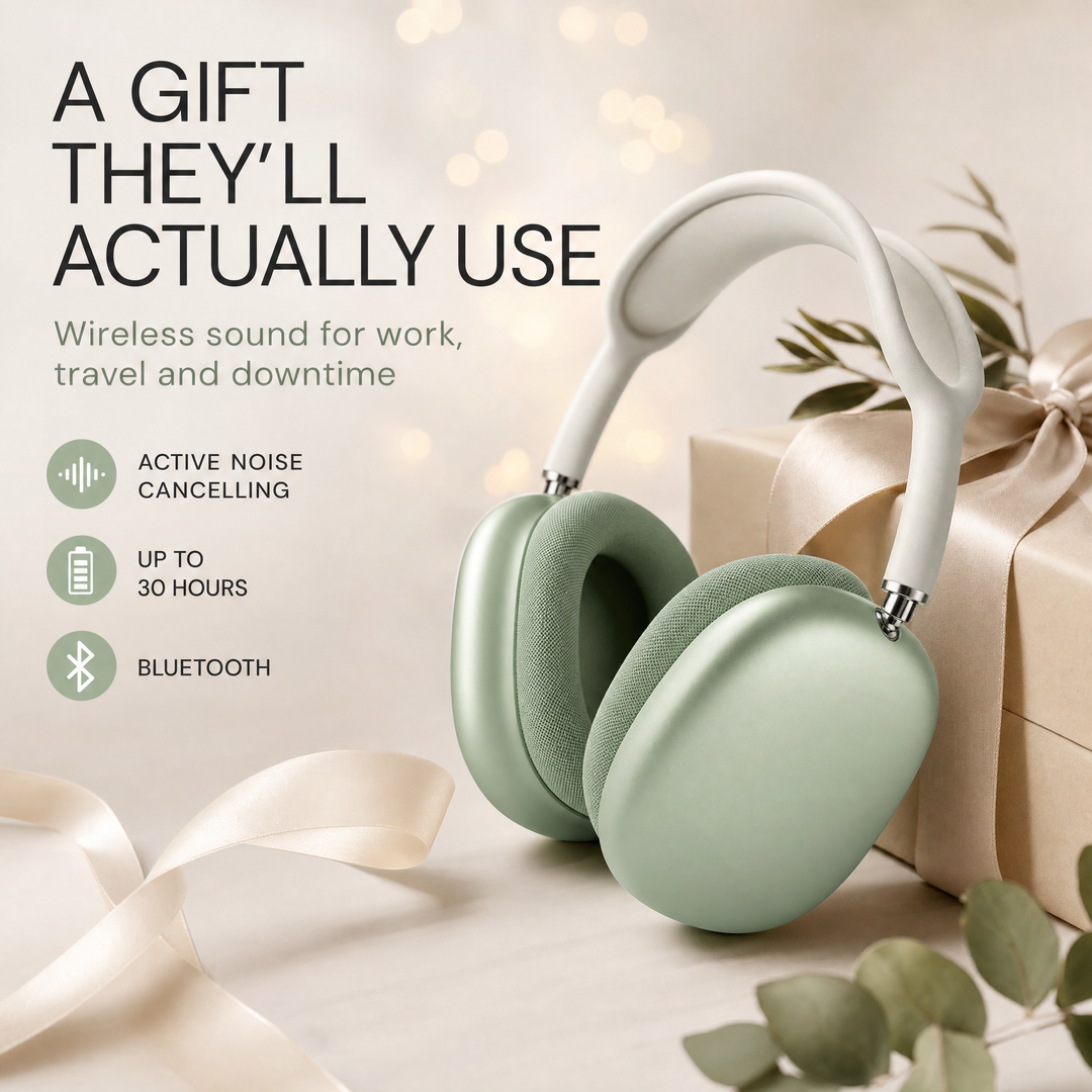 Draadloze Koptelefoon – Over-Ear met Noise Cancelling, Bluetooth en Microfoon VestraGear