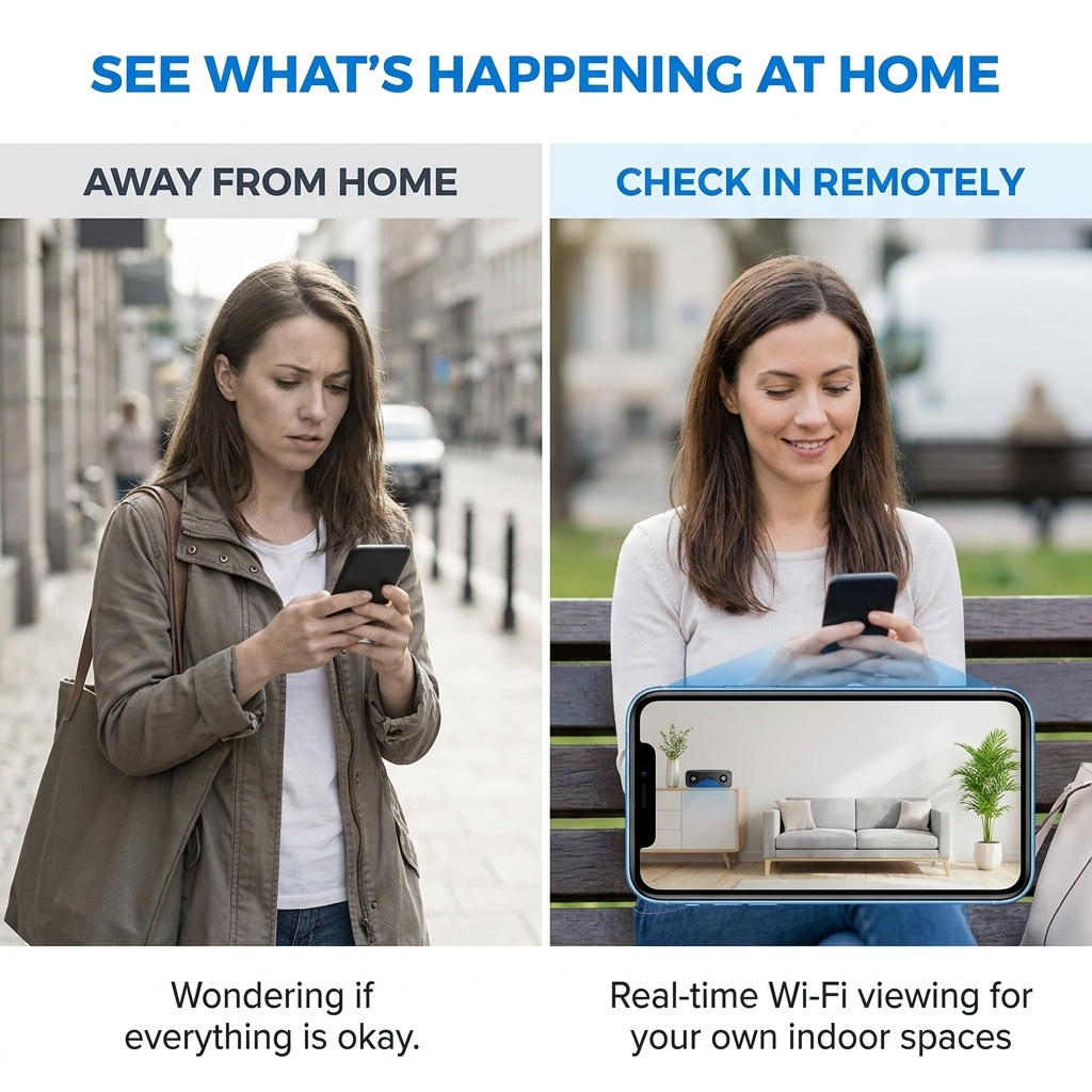 Micro HD camera – Compacte WiFi beveiligingscamera met nachtzicht &amp; audio VestraGear
