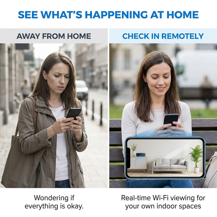 Micro HD camera – Compacte WiFi beveiligingscamera met nachtzicht &amp; audio VestraGear