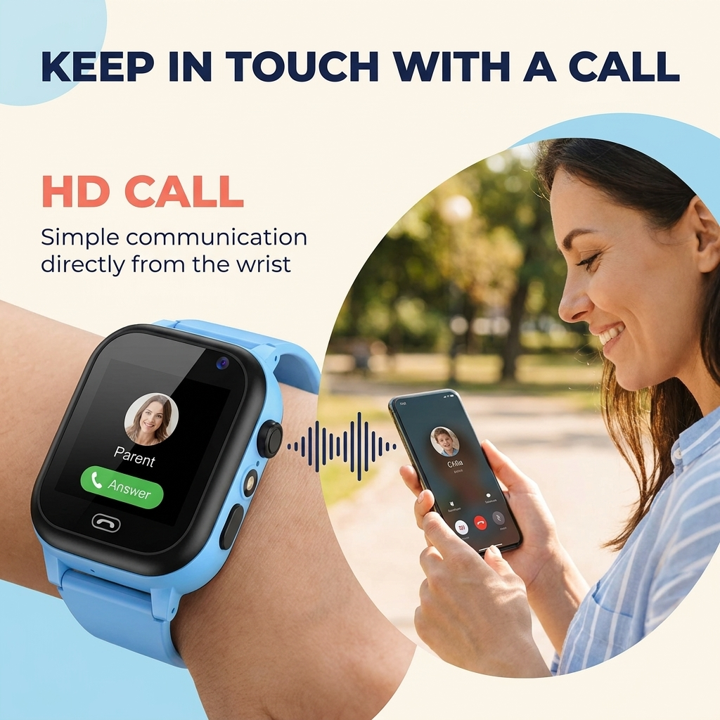 GPS Smartwatch voor Kinderen – Videobellen, SOS &amp; Waterdicht IP67 Vestragear