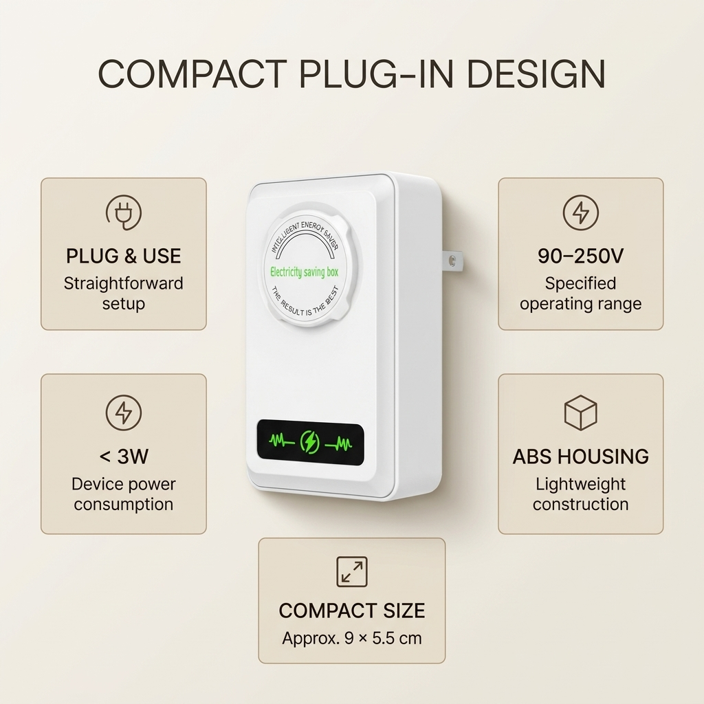 Stopcontact Stroomstabilisator – Compact met Overbelastingsbeveiliging Vestragear