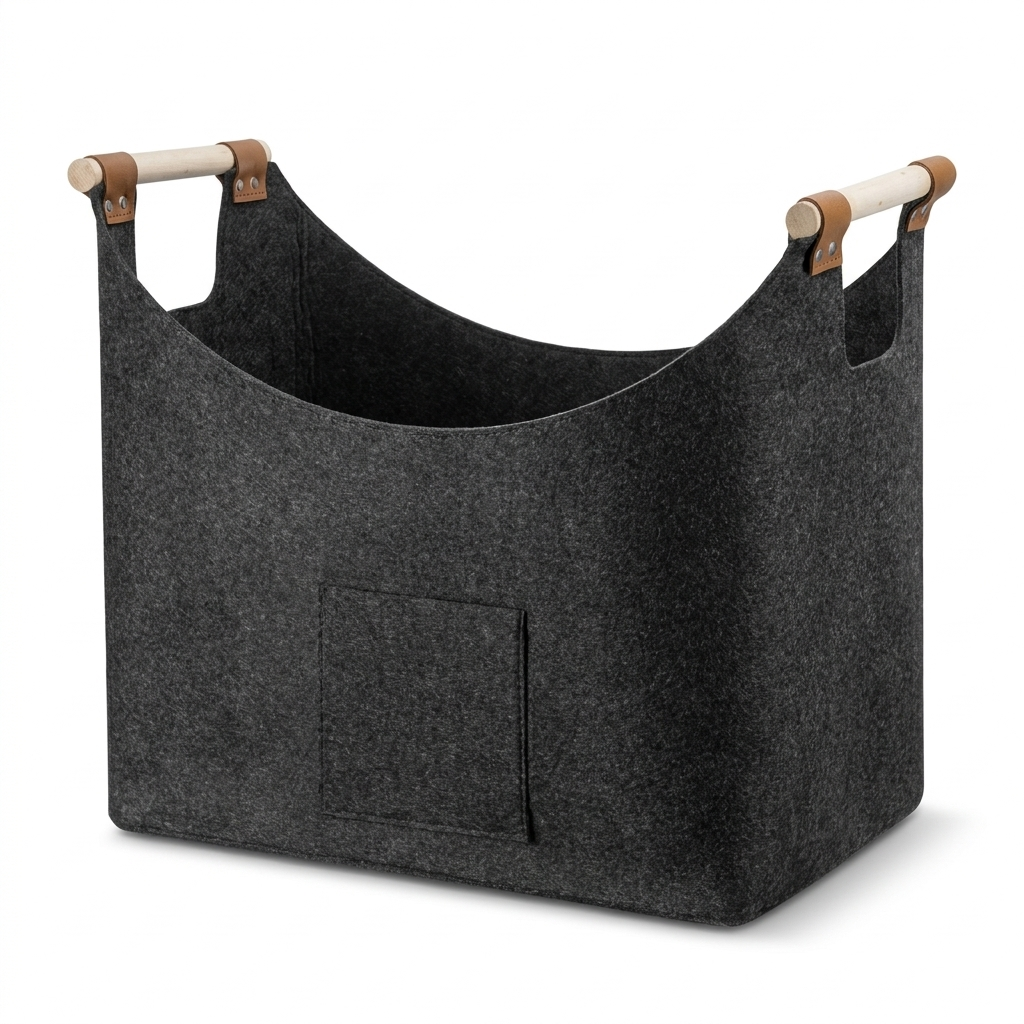 Brandhout Tas – Opvouwbare Haardhout Draagtas met Stevige Handgrepen Vestragear