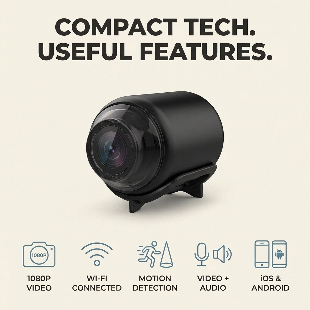 Securo – Full HD WiFi beveiligingscamera met nachtzicht &amp; bewegingssensor VestraGear