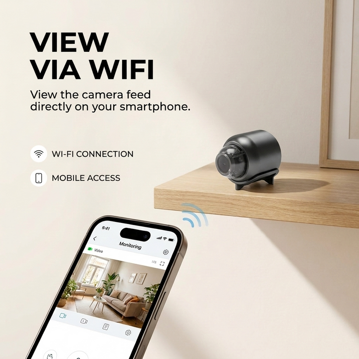 Securo – Full HD WiFi beveiligingscamera met nachtzicht &amp; bewegingssensor VestraGear