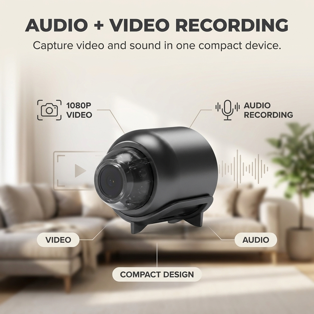 Securo – Full HD WiFi beveiligingscamera met nachtzicht &amp; bewegingssensor VestraGear