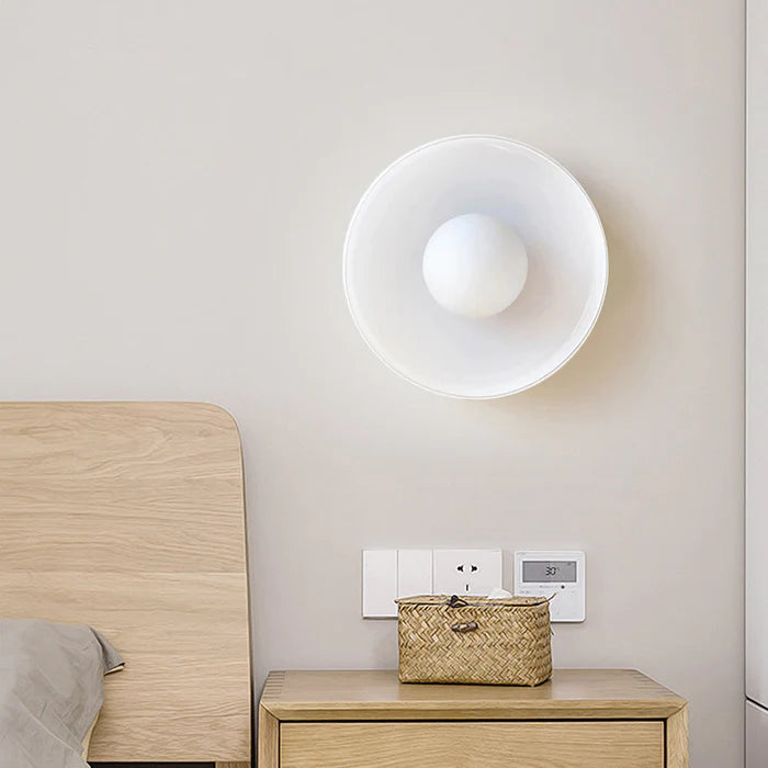 Culina Plafondlamp – Moderno design rotondo in vetro con montaggio a filo compatto e attacco G9
