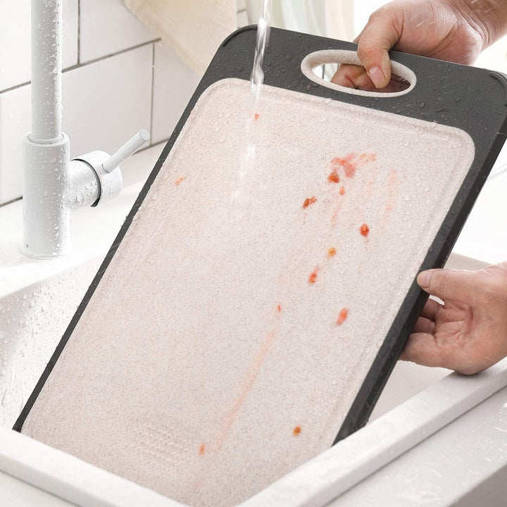 Culinor Tabla de cortar – Tabla de cortar de acero inoxidable con diseño higiénico y resistente al calor