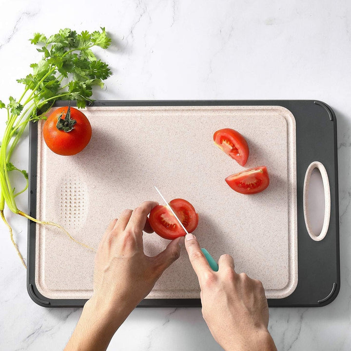 Culinor Tabla de cortar – Tabla de cortar de acero inoxidable con diseño higiénico y resistente al calor