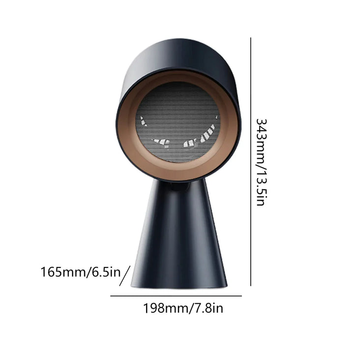 Breezino – Ventilatore da cucina USB silenzioso e portatile – Gourmet e BBQ interno