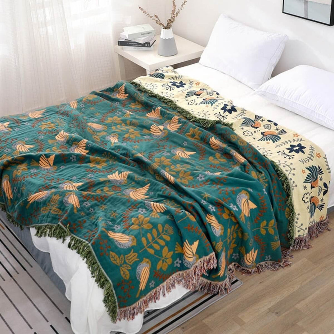 Vellona Manta – Manta escandinava reversível de tecido macio com design elegante de dupla face