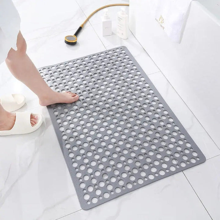 Aquava – Tapete de duche antiderrapante resistente a bolor e lavável – casa de banho