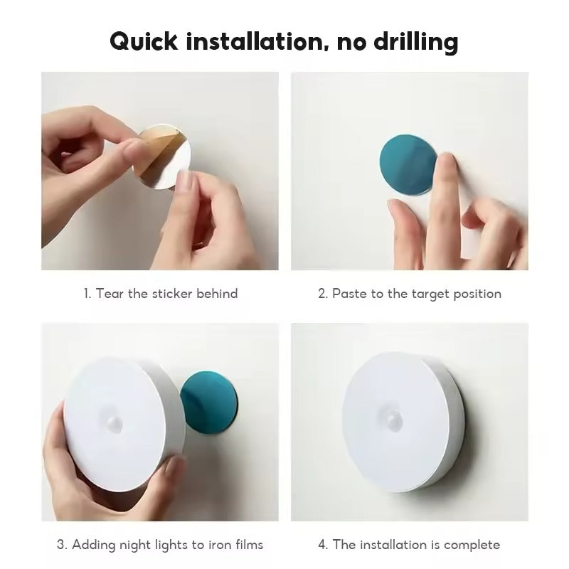LumiMotion – Luz de movimiento inalámbrica con sensor y USB/batería