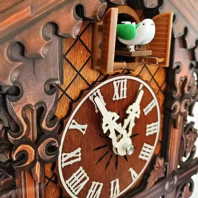 Edelberg – Orologio a cucù classico con suono – Orologio da parete della Foresta Nera