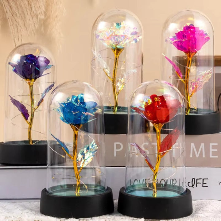 Lumirose LED Roos – Kunstmatige Rozenbloem met Verlichting, Romantisch Cadeau voor Valentijn, Bruiloft &amp; Decoratie