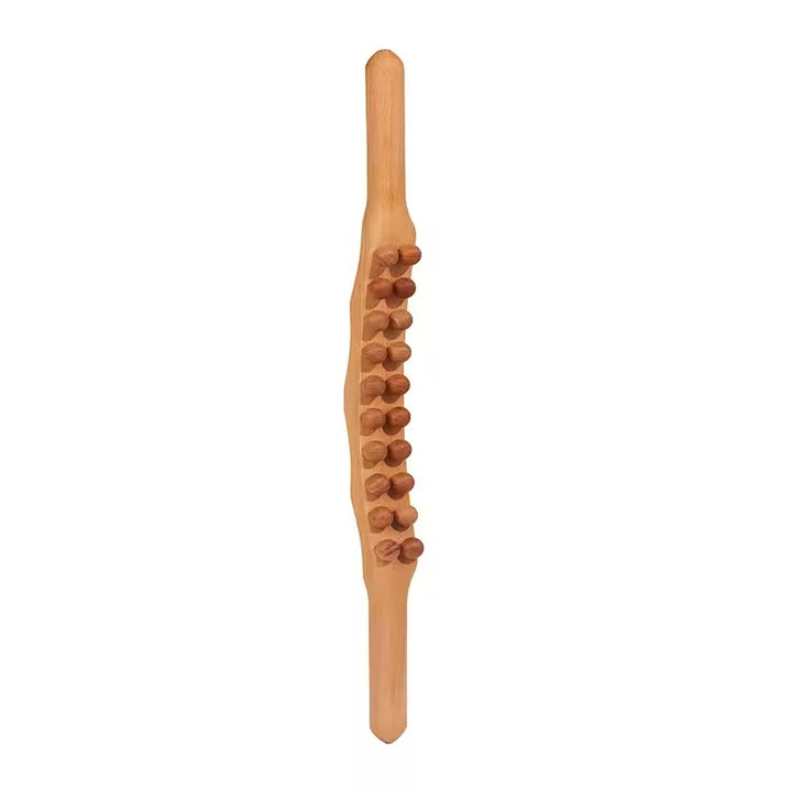 WoodRelief Pro Barra de Masaje – Barra Gua Sha de Madera para Relajación Muscular