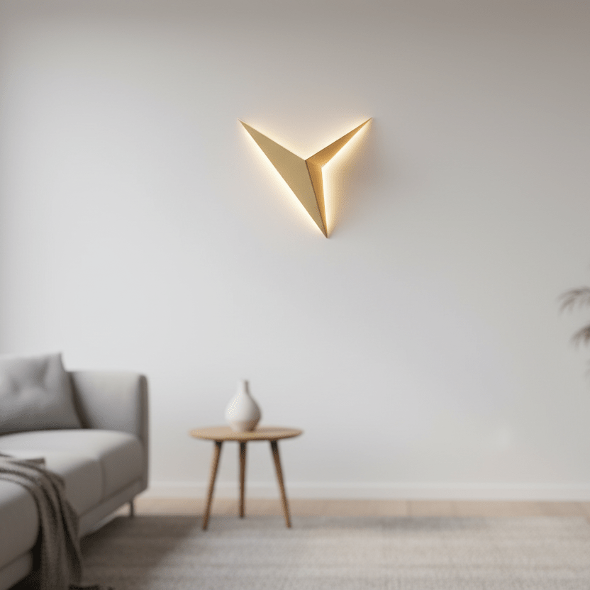 TRIGLOW – LED Triangle Wall Light Modern Design Vestragear