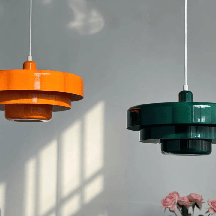 BrilloÉpoca hanglamp – Vintage metalen plafondlamp met energiezuinige LED &amp; warme lichtsfeer