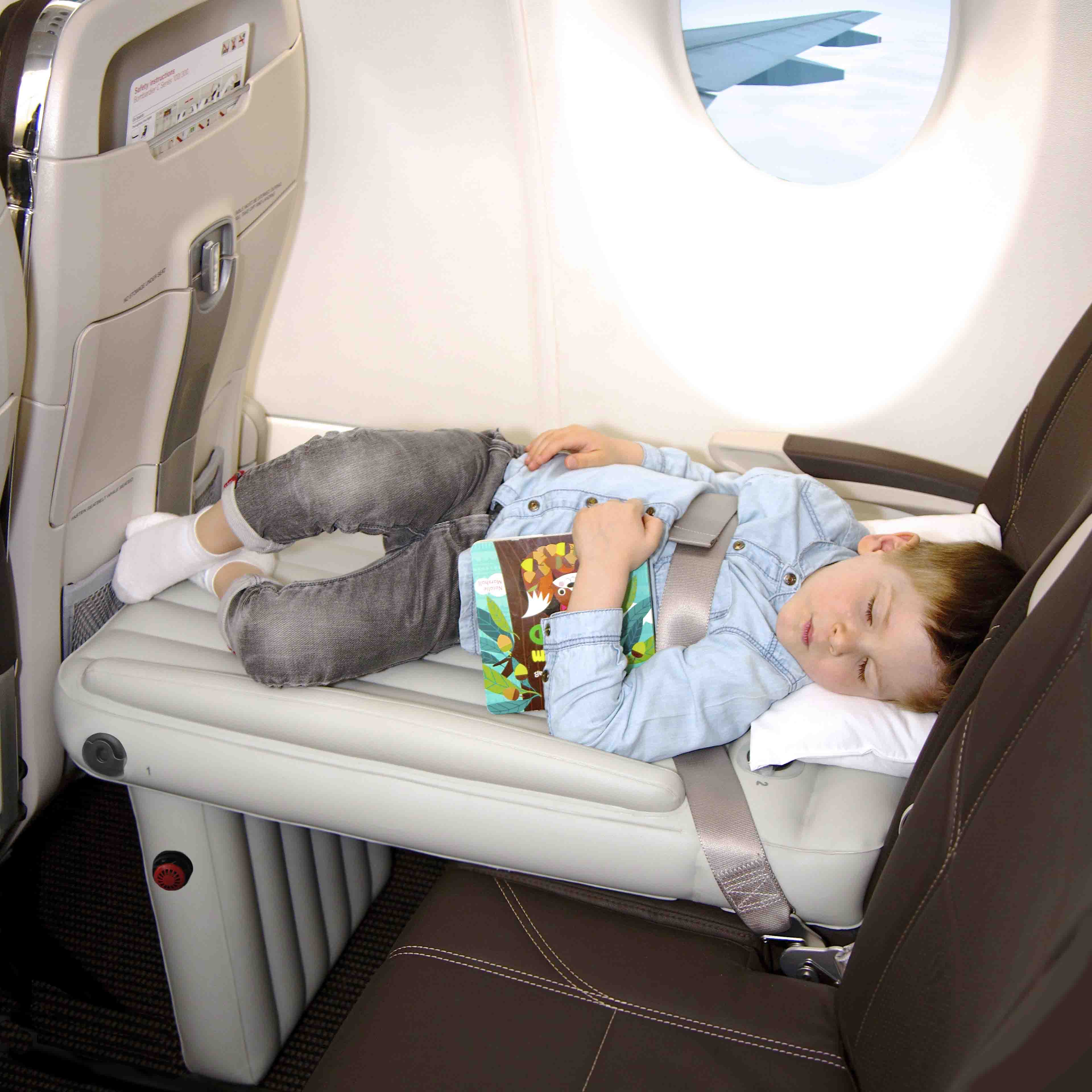 Dreamio – Kinderluchtbed reismatras droomzacht & compact voor onderweg
