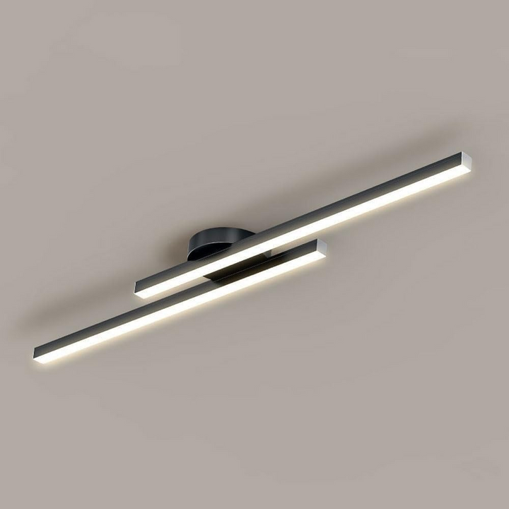 Norvion Plafondlamp – Lampada da soffitto LED allungata in alluminio con design minimalista elegante