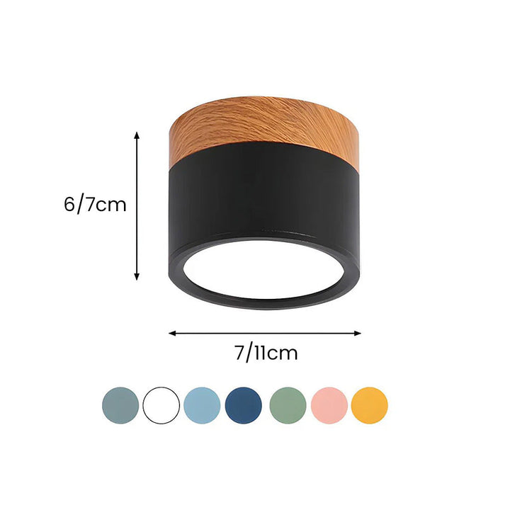 LED Plafondlamp – Modern Cilindervormig Ontwerp voor Strak Interieur