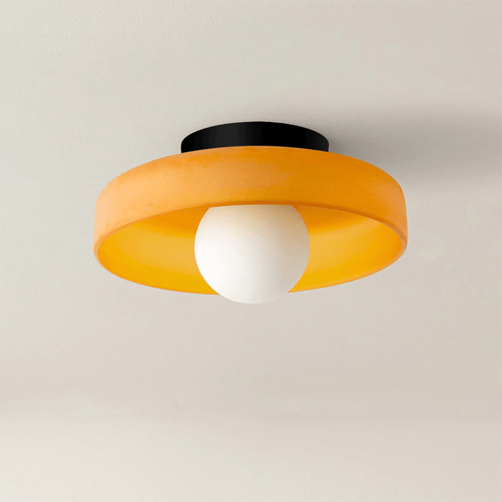 Aurevo Lámpara de Techo – Forma Redonda con Iluminación LED Regulable y Acabado de Lujo