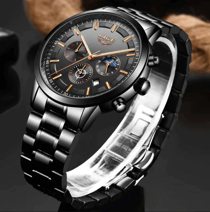 Ironvalor – Reloj militar para hombre de acero resistente a los arañazos y al agua