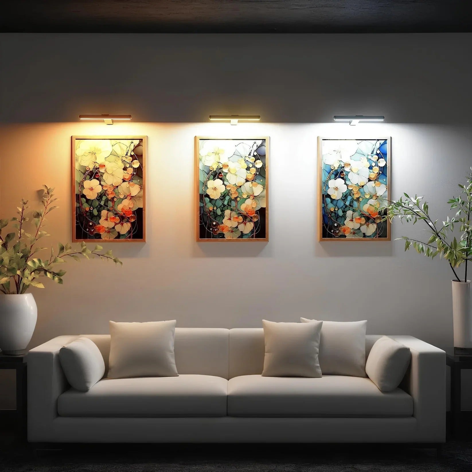 Artivio LED Wandlamp – Draadloos, Dimbaar & 360° Verstelbaar