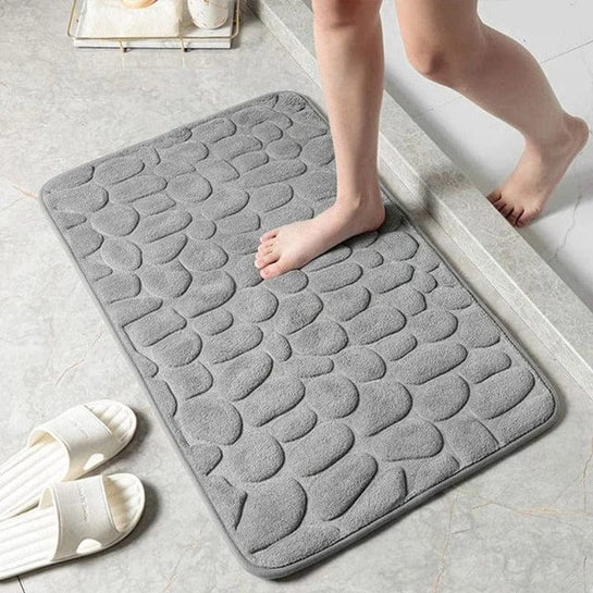 AquaLuxe Alfombrilla de ducha – Alfombrilla antideslizante para baño con suave confort y diseño lujoso y duradero