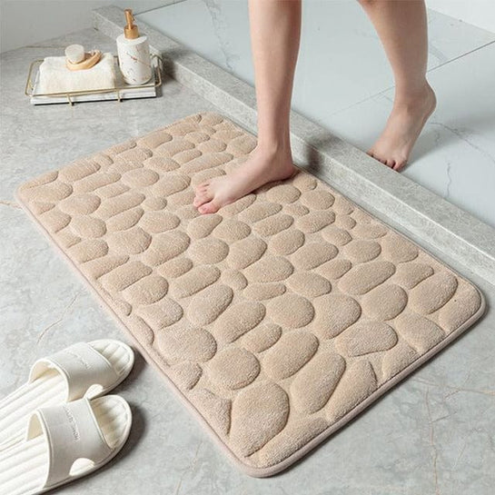 AquaLuxe Alfombrilla de ducha – Alfombrilla antideslizante para baño con suave confort y diseño lujoso y duradero