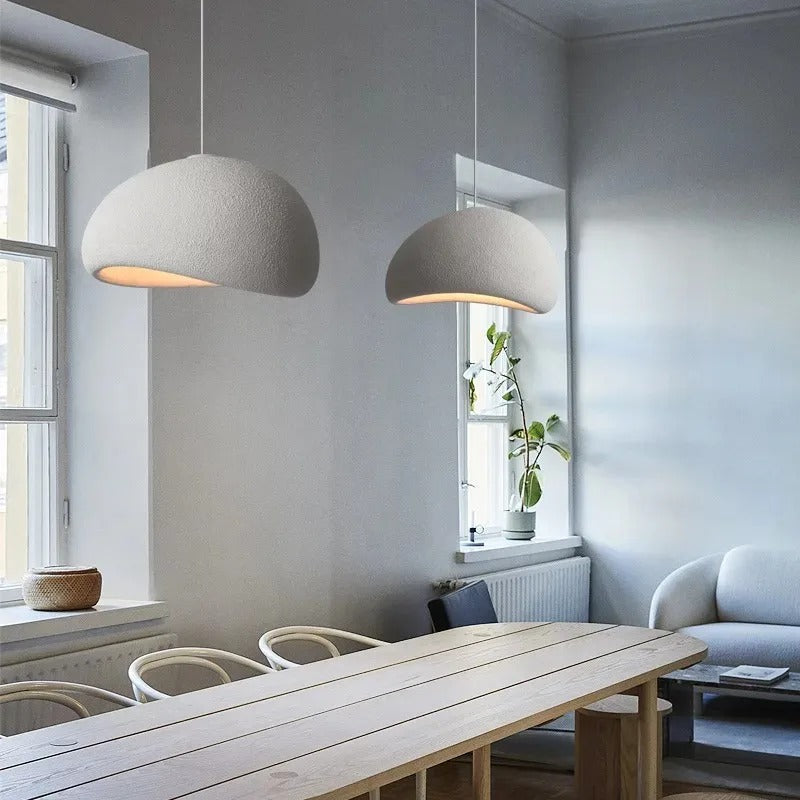 Lumora – Lámpara colgante vidrio y metal regulable – salón/comedor