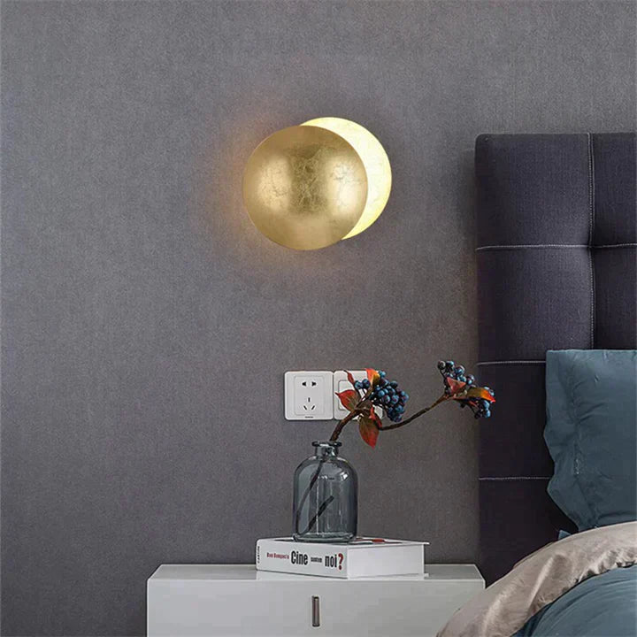 Lunarex Eclipse Lampada da Parete – Lampada LED Dimmerabile di Design, a Risparmio Energetico &amp; Moderna per Interni Atmosferici