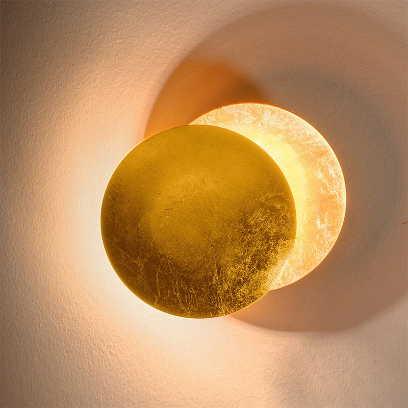 Lunarex Eclipse Lampada da Parete – Lampada LED Dimmerabile di Design, a Risparmio Energetico &amp; Moderna per Interni Atmosferici