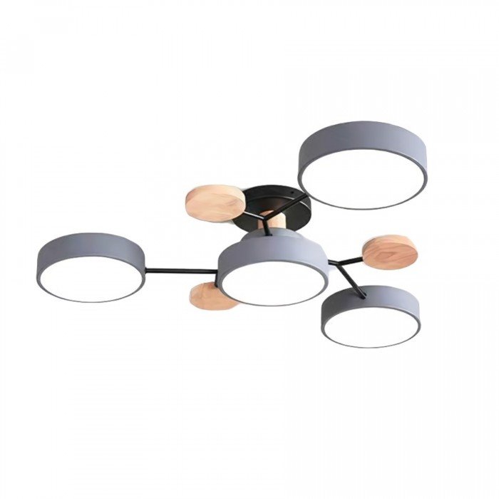 Nordora – lampe de plafond LED scandinave design ramifié & lumière d'ambiance