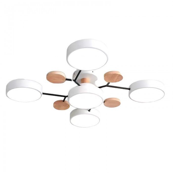 Nordora – lampe de plafond LED scandinave design ramifié & lumière d'ambiance