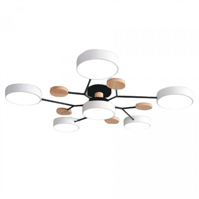Nordora – lampe de plafond LED scandinave design ramifié & lumière d'ambiance