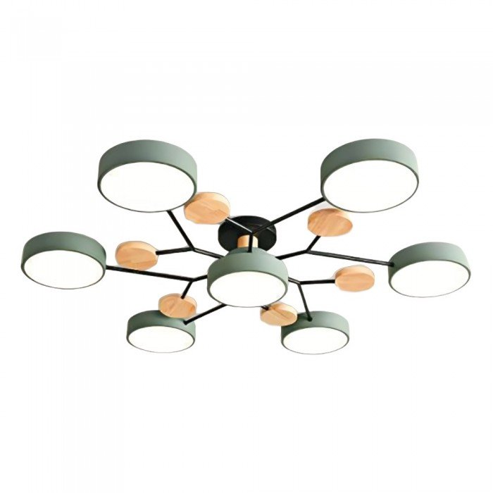 Nordora – lampe de plafond LED scandinave design ramifié & lumière d'ambiance