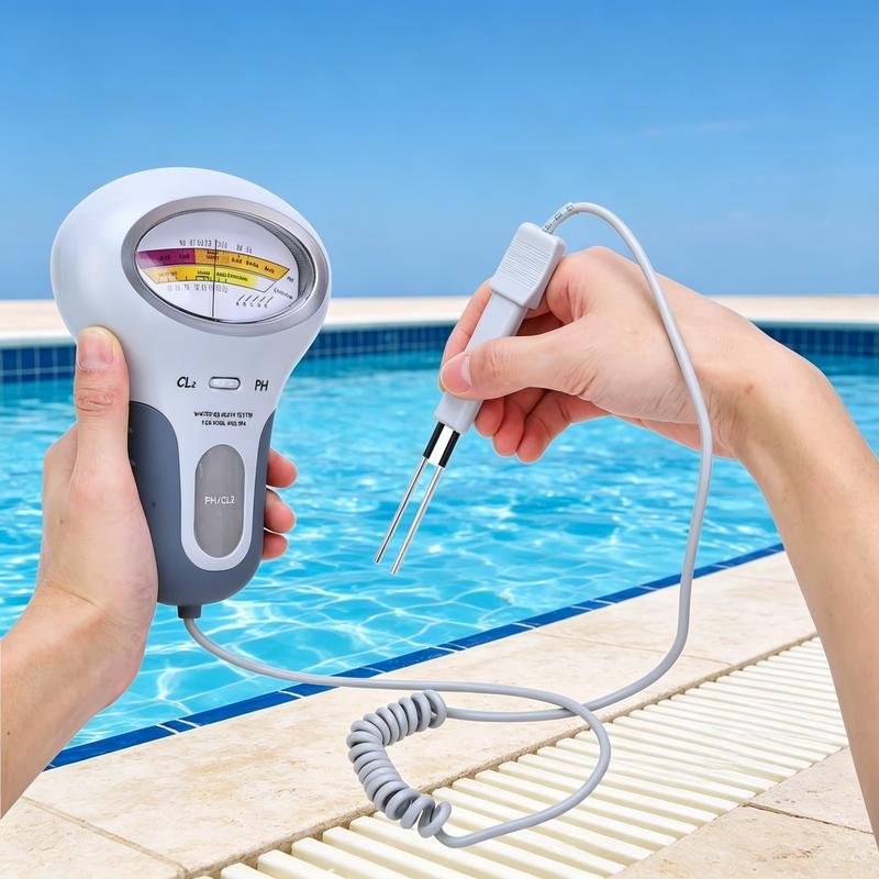 pH- en chloormeter voor zwembaden – Herbruikbare watertester met meetsonde 1