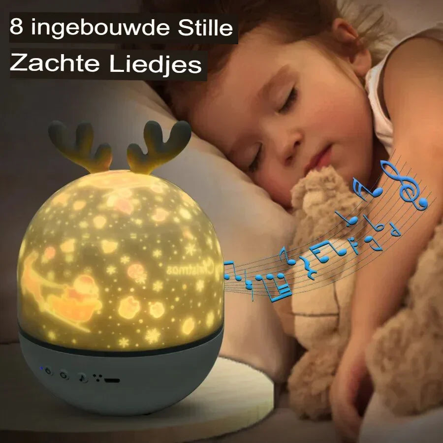 Lunora Sterrenhemel Nachtlamp – 6 Projectiepatronen, LED Verlichting & Kindvriendelijk Design