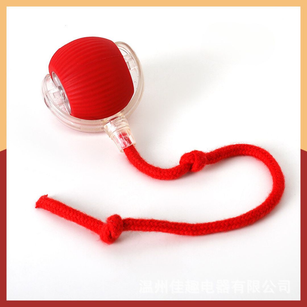 PurrPlay – Pelota interactiva para gatos con cola y movimiento automático